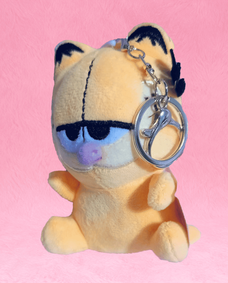 Llavero Peluche Gato Naranja